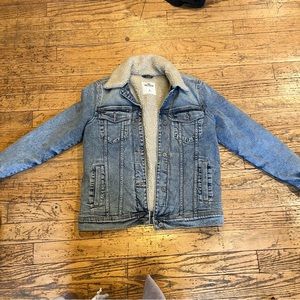 Fur lined Jean Jacket